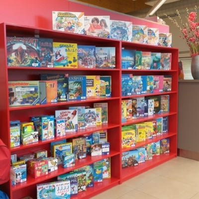 Bibliothek in Kelmis Innenansicht