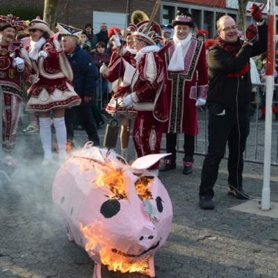 Küsch in Kelmis Festliche Verbrennung