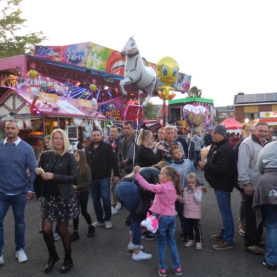 Kirmes in Kelmis Stände