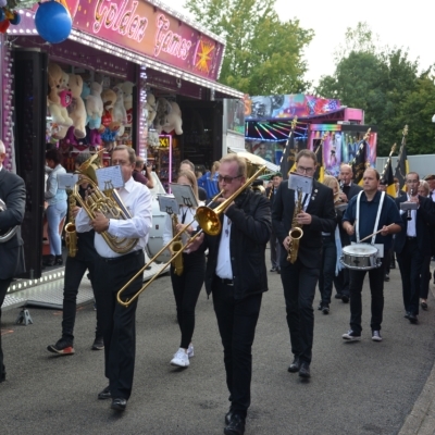 Kirmes in Kelmis Trompetenspieler