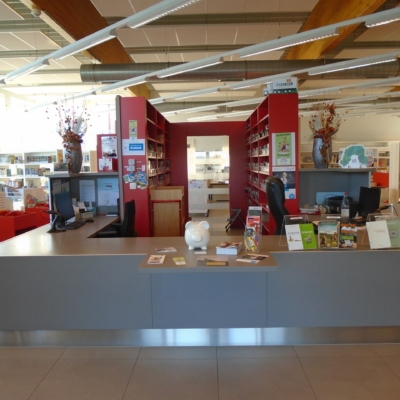 Bibliothek in Kelmis Innenansicht