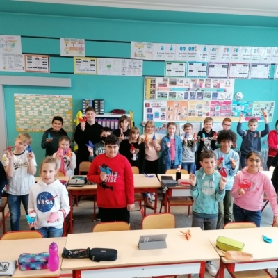 Schulfoto von Kindern der Primarschule Kelmis