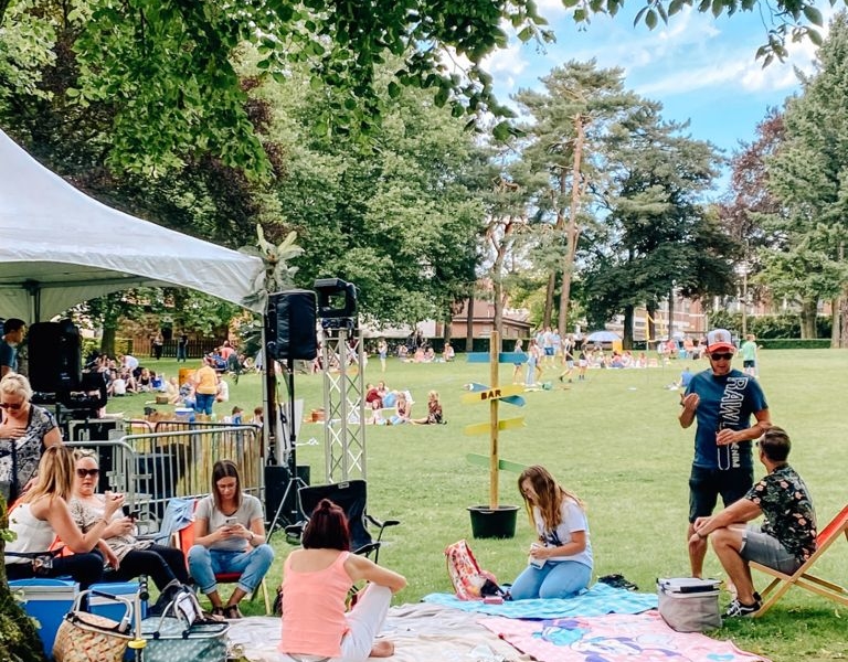 Chillen im Kelmiser Gemeindepark