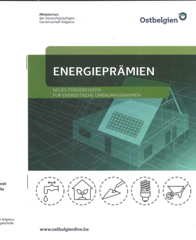 Nouvelles primes à l’énergie en Communauté germanophone