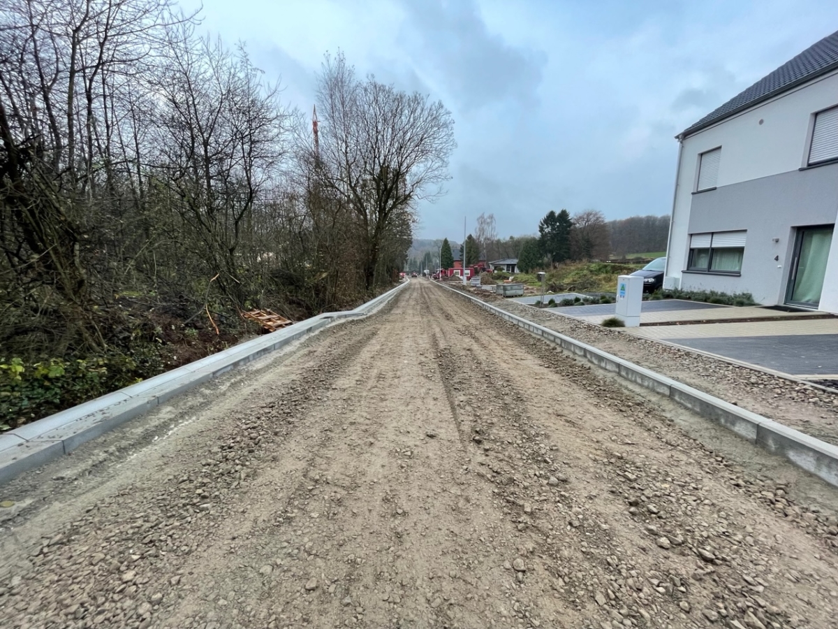 Travaux au chemin d’Emmaburg le 1 et 2 décembre