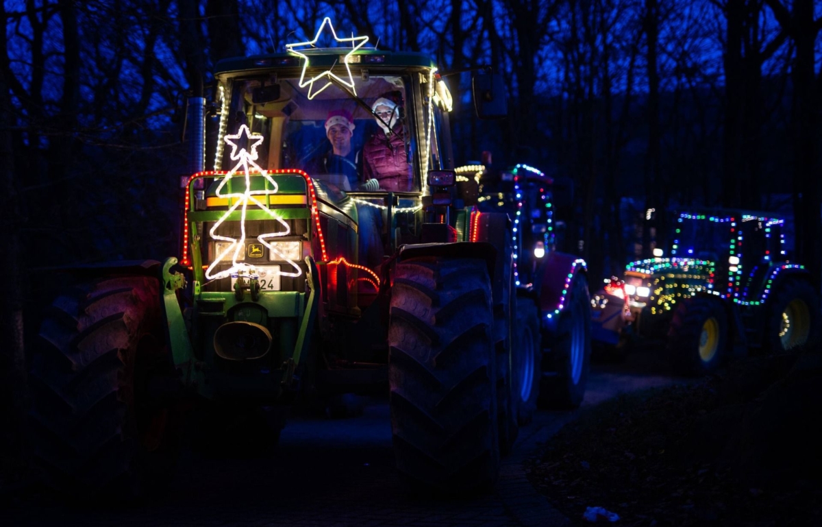 Am 17. Dezember Adventsleuchten der Traktoren in Kelmis