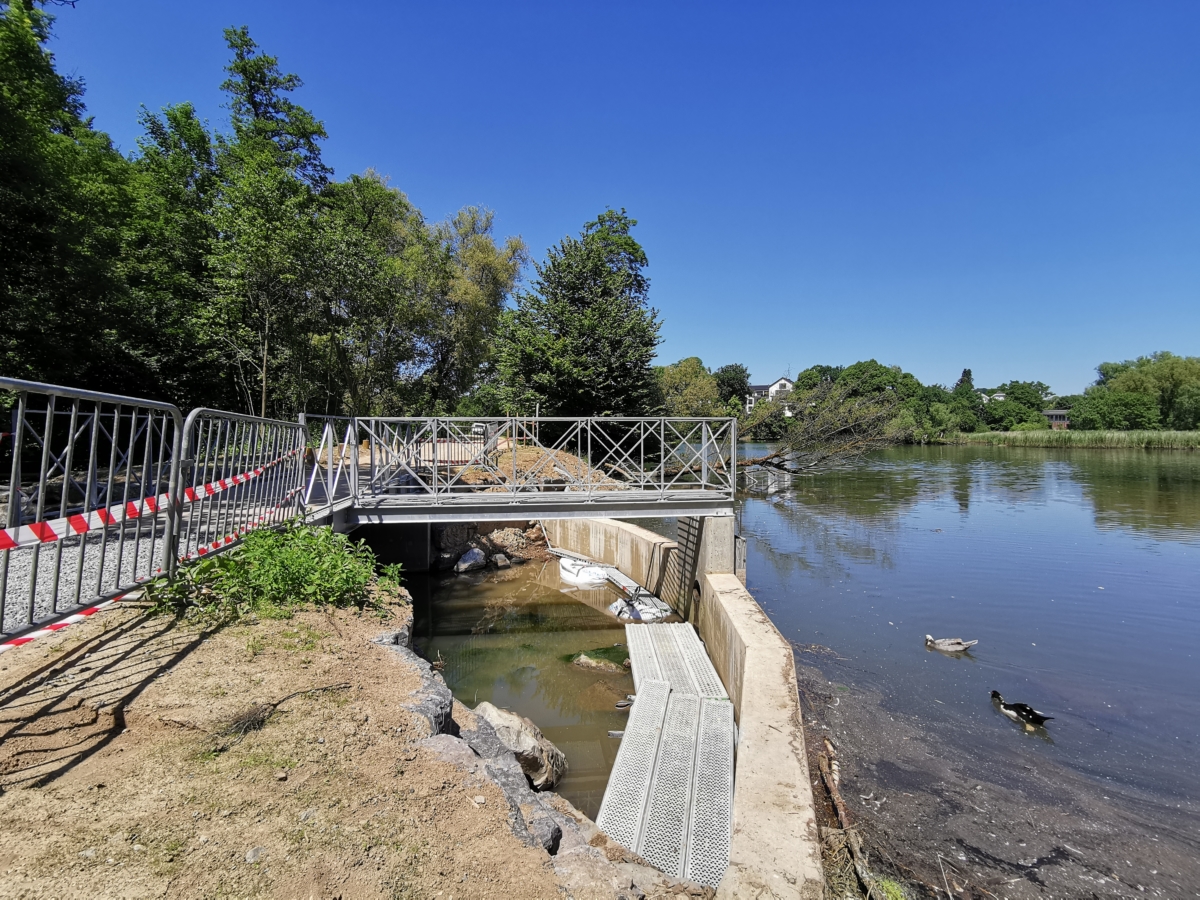 Le mur barrage de l’étang du Casino sera abaissé