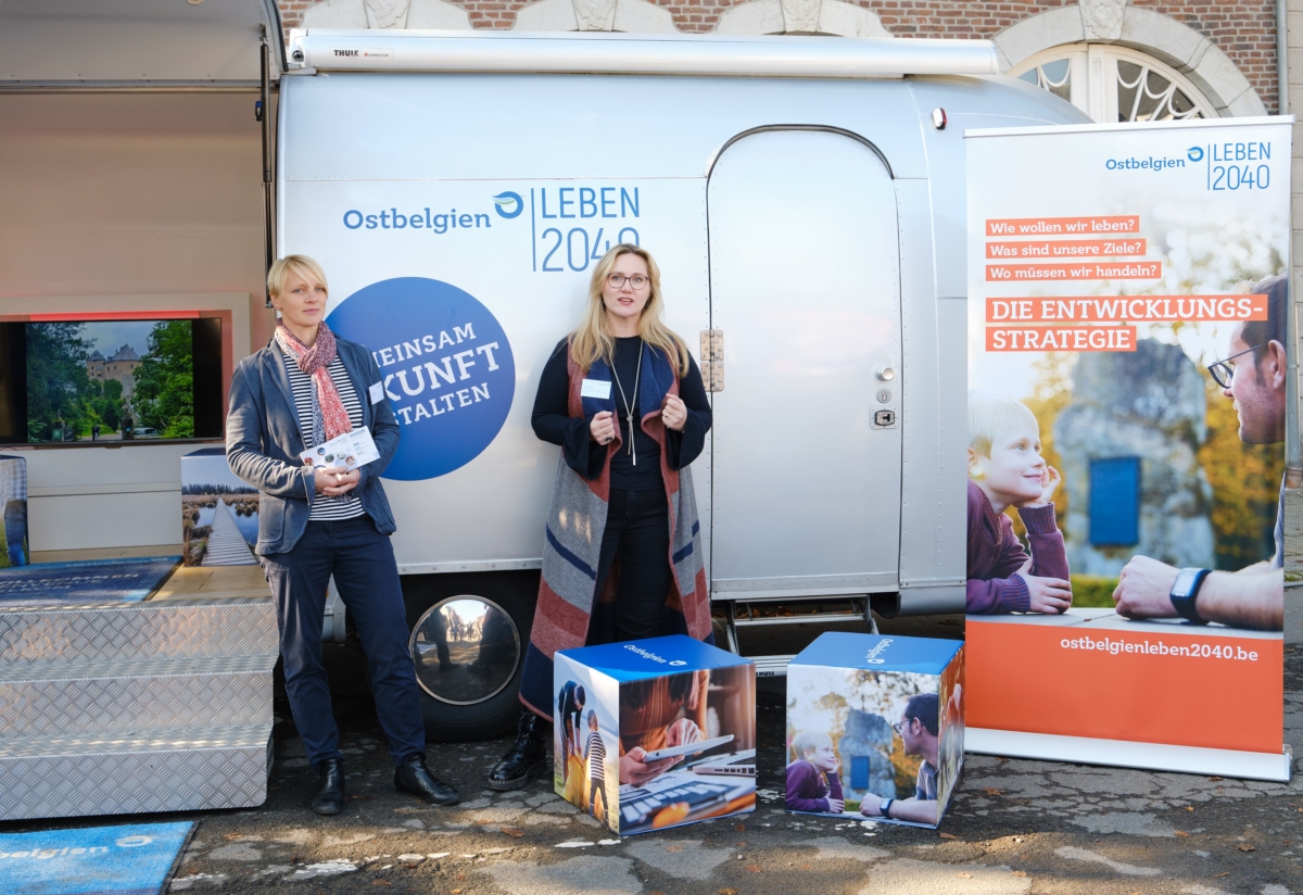 Ostbelgien-Mobil am Donnerstag in Kelmis