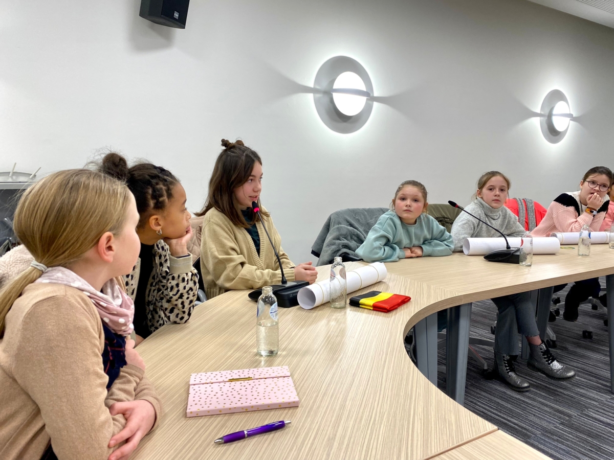 Première réunion du conseil communal des enfants