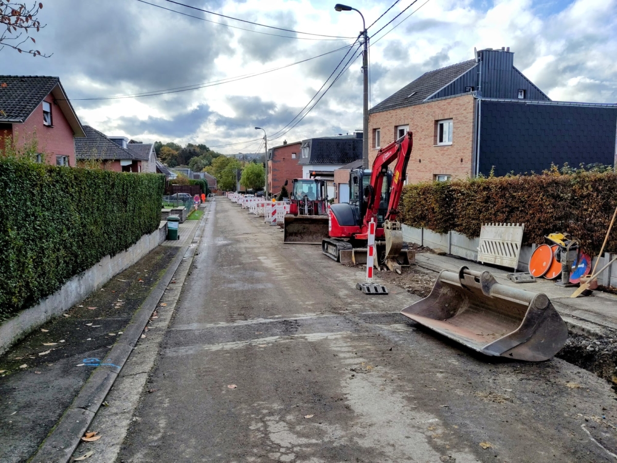 Les travaux dans le quartier Heide seront repris la semaine prochaine