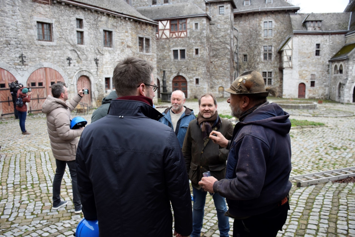 Ortsbesichtigung an der Eyneburg