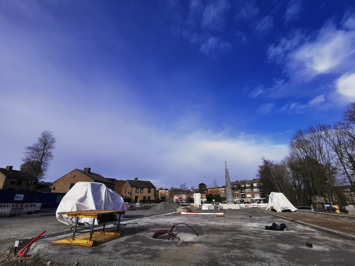 Les travaux de réaménagement de la place de l’Église reprendront le 27 février