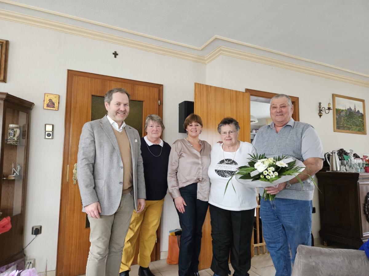 Hermann Niessen et Margarethe Zinzen ont fêté  leurs noces d’or