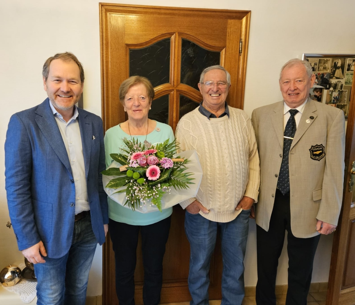 Henri Brixhe und Elly Vanaschen feiern Diamantene Hochzeit