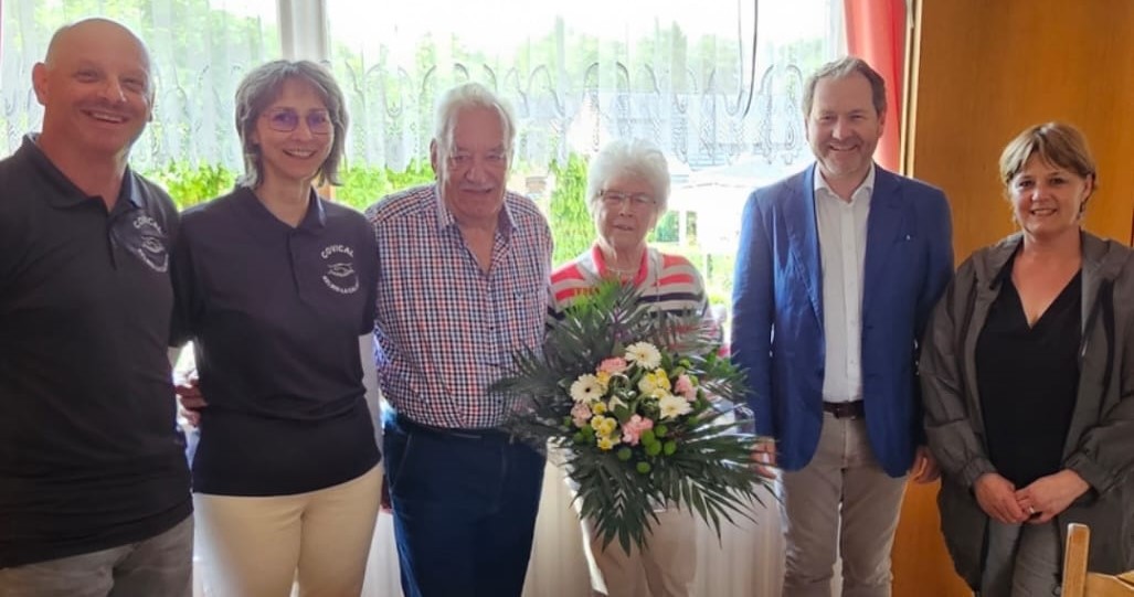 Herbert Kerren et Käthy Bindels fêtent leurs noces de fer