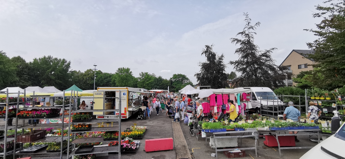 Wochenmarkt ab 10. August wieder auf dem Kirchplatz