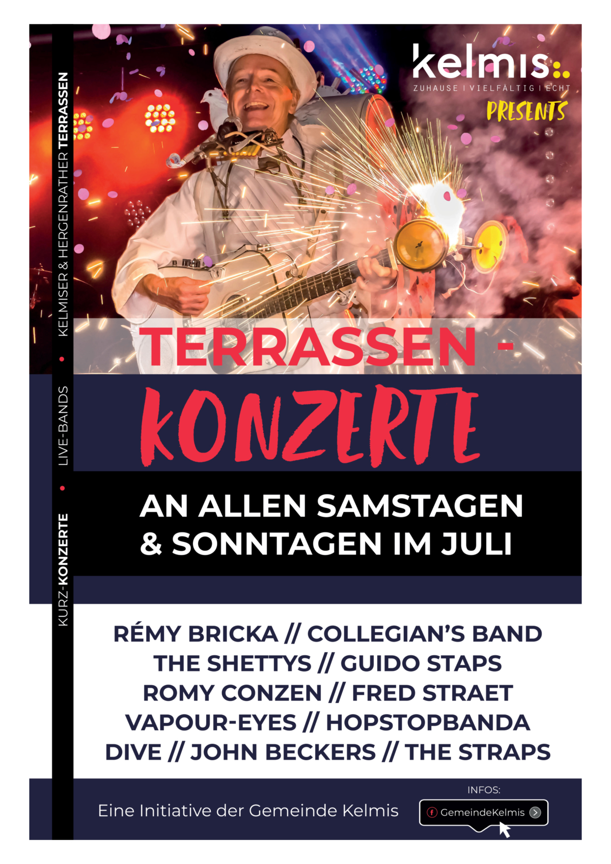 Rémy Bricka eröffnet Terrassenkonzert-Serie am 1. Juli!!