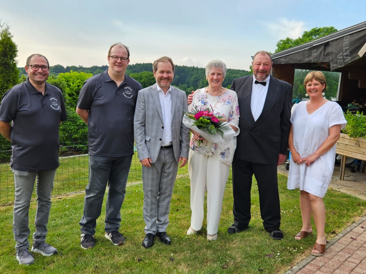 Pierre (Pit) Demonthy und Lucienne Bougard feiern Goldene Hochzeit