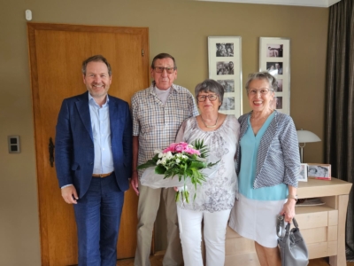 Hans-Rolf Johnen und Rosi Meuderscheid feiern Goldene Hochzeit