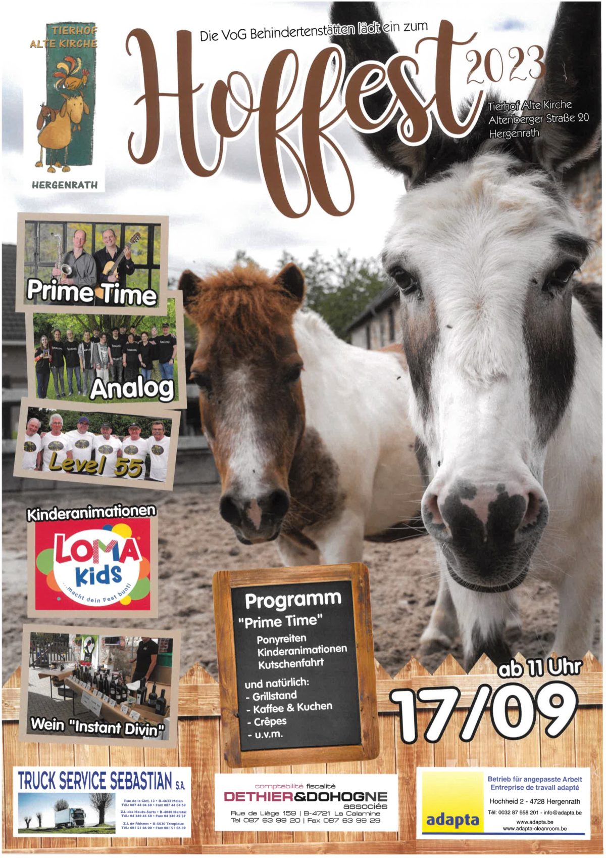 Fête de la ferme à Hergenrath le 17 septembre