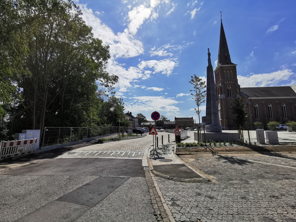 Straßensperrung zur Vergrößerung des Wochenmarktes