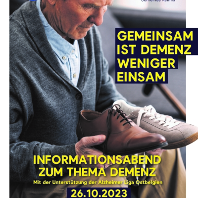 Informationsabend zum Thema Demenz am 26. Oktober in der Residenz Leoni