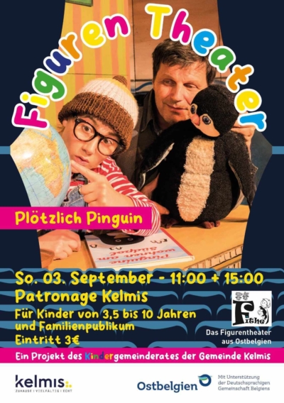 Fithe führt am Sonntag „Plötzlich Pinguin” auf – Karten reservieren!