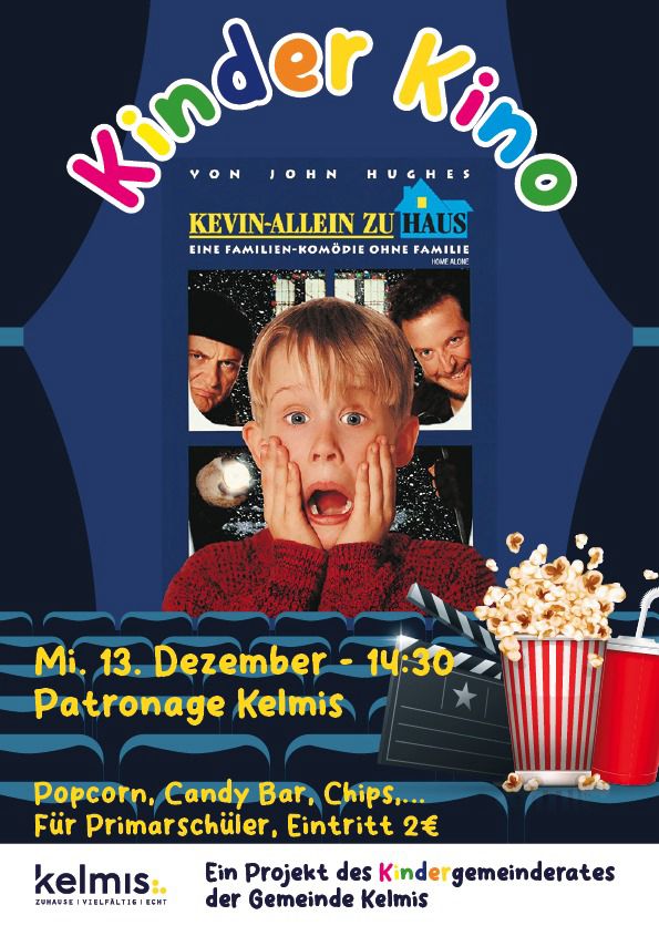 Kinderkino in der Patronage am 13. Dezember