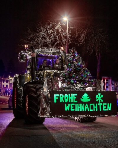 La parade des tracteurs illuminés ce samedi à La Calamine