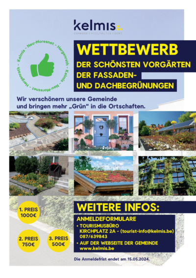 Wettbewerb für mehr Grün in der Gemeinde – Bewerbungsfrist bis zum 15. Mai