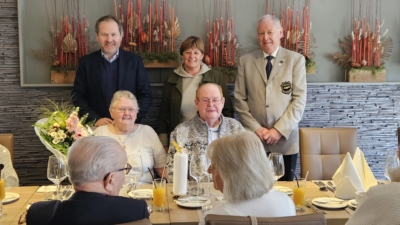 Willy Fagot und Marguerite Uerlings feiern Diamantene Hochzeit