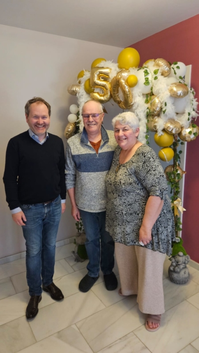 Jean Delespesse et Annette Bindels mis à l’honneur pour leurs noces d’or