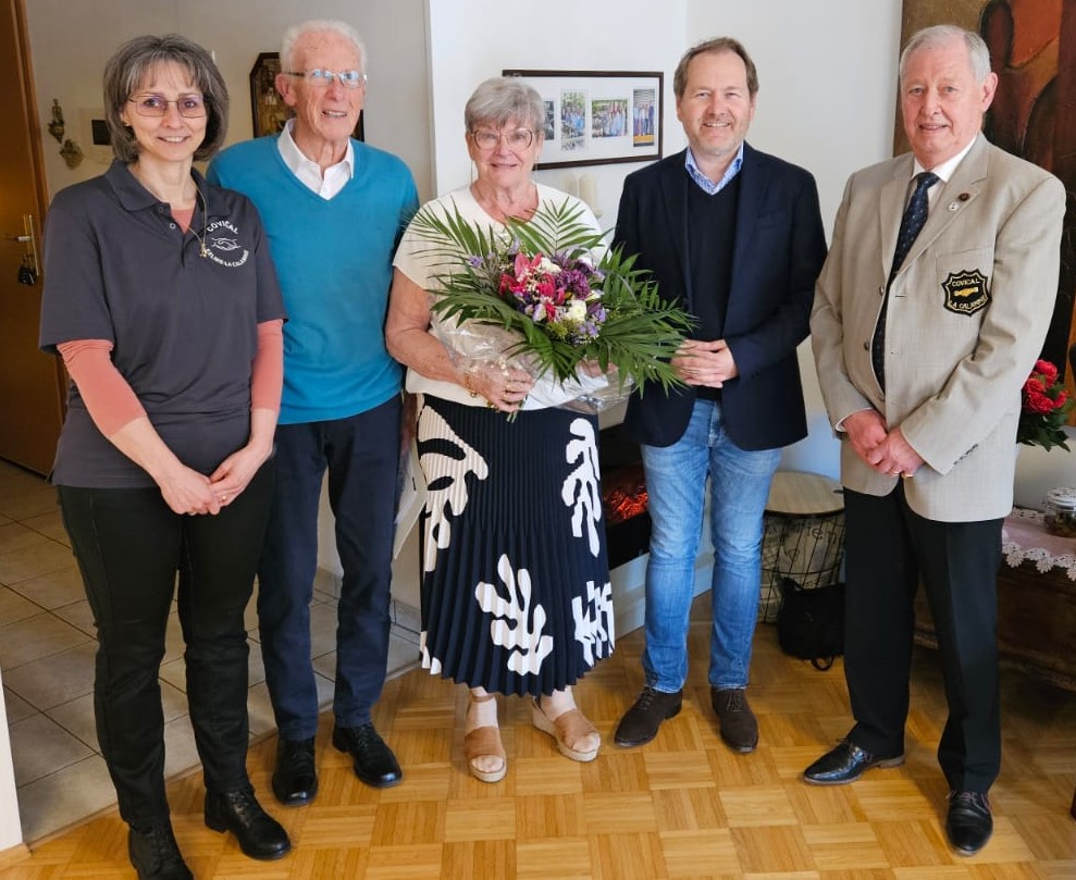 Joseph Hons und Maria Bertrand feiern Diamantene Hochzeit