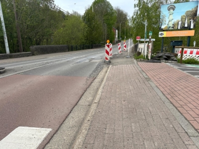 Travaux de voirie sur la rue de Liège ce lundi