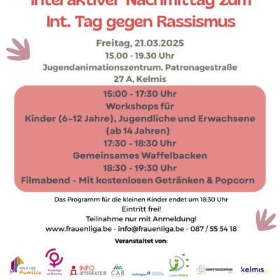 Interaktiver Nachmittag gegen Rassismus: Gemeinsam ein Zeichen setzen
