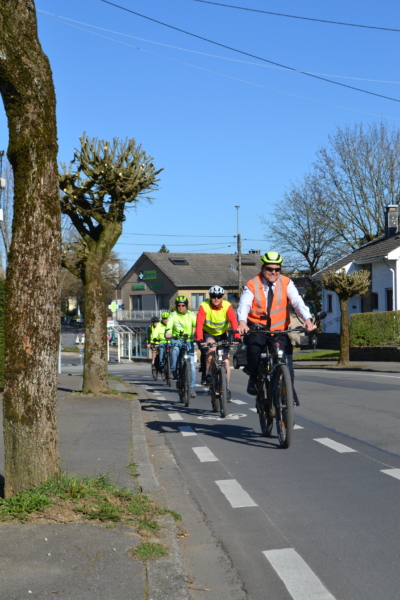 Formations cyclistes dans notre commune