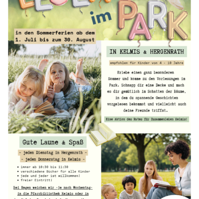Ehrenamtliche Vorleser (-innen) für Kindervorlesungen gesucht