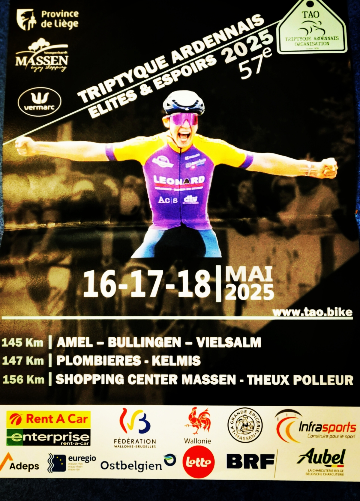 Radrennen Tryptique Ardennais am Samstag zu Gast in unserer Gemeinde