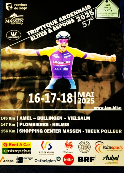 Radrennen Tryptique Ardennais am Samstag zu Gast in unserer Gemeinde