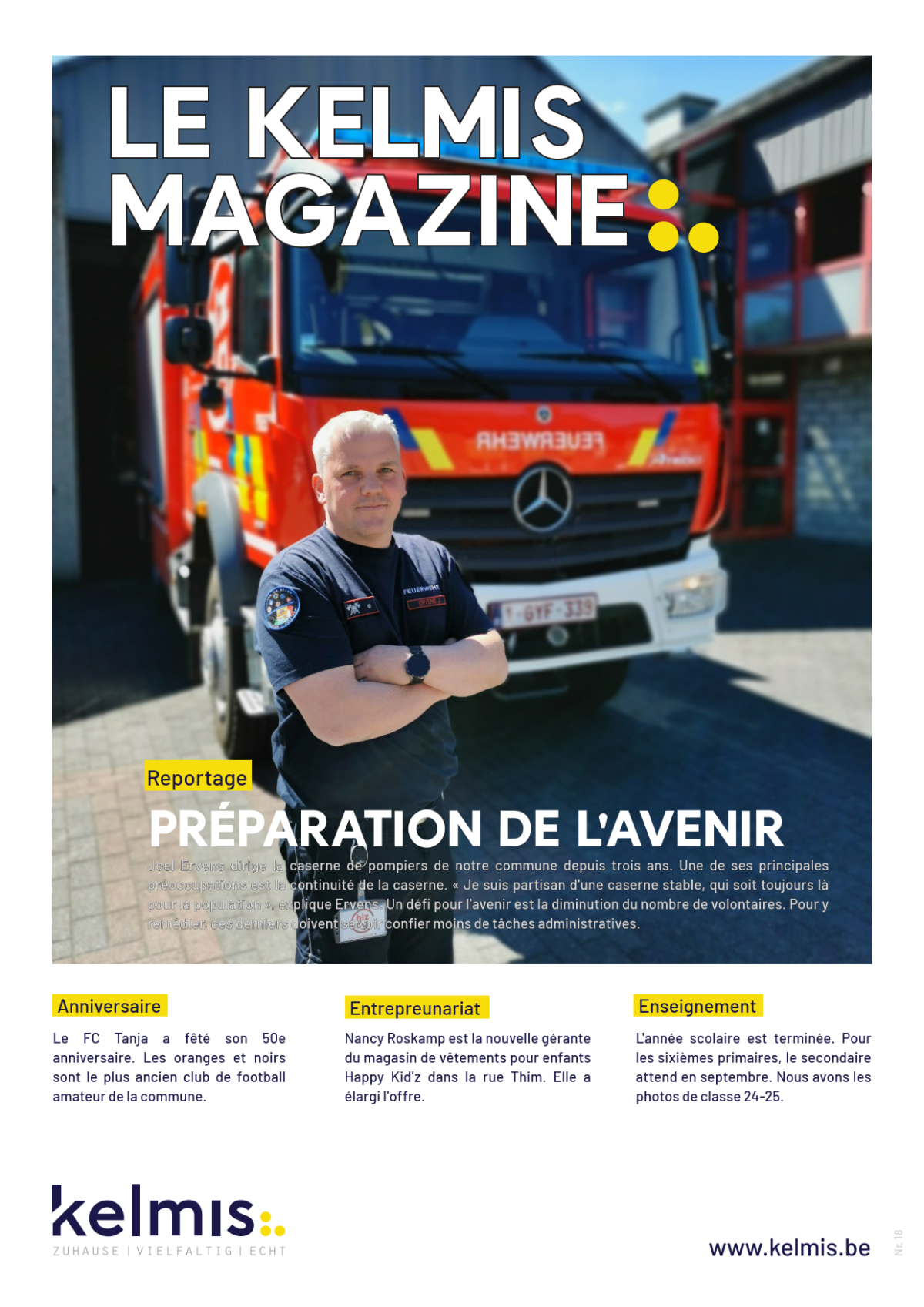 Le numéro 18 du Kelmis magazine est disponible