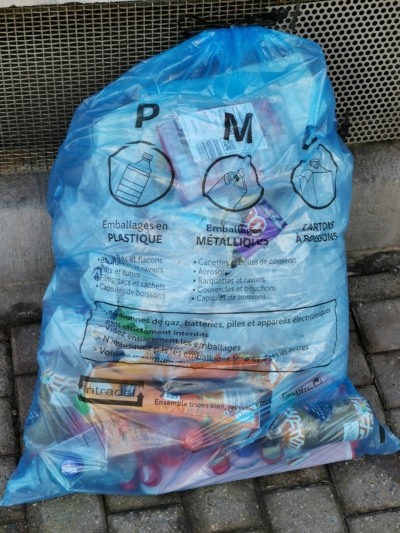 Collecte des sacs bleus PMC, du papier et du carton : Collecte à Hergenrath avancée du 21 au 19 juillet