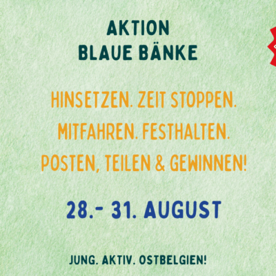 Die Aktion „Blaue Bank“-Aktion bringt frischen Wind in die Dorfentwicklung