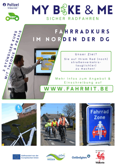Schulung für Radfahrer und Radfahrerinnen am 13. und 24. September