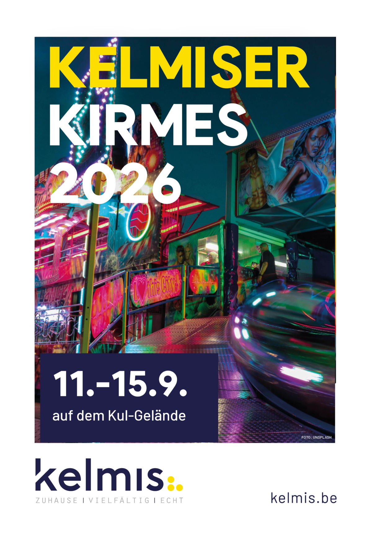 Kelmiser Kirmes findet 2026 vom 11. bis zum 15. September statt