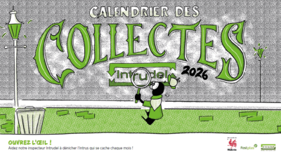 Intradel distribue le calendrier des collectes du 1er au 5 décembre