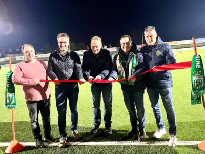 Inauguration du nouveau terrain en gazon synthétique du RFCU La Calamine