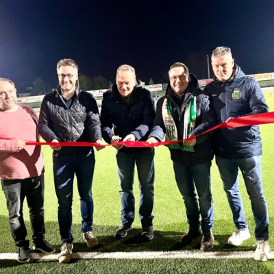 Einweihung des neuen Kunstrasenplatzes des RFCU Kelmis 