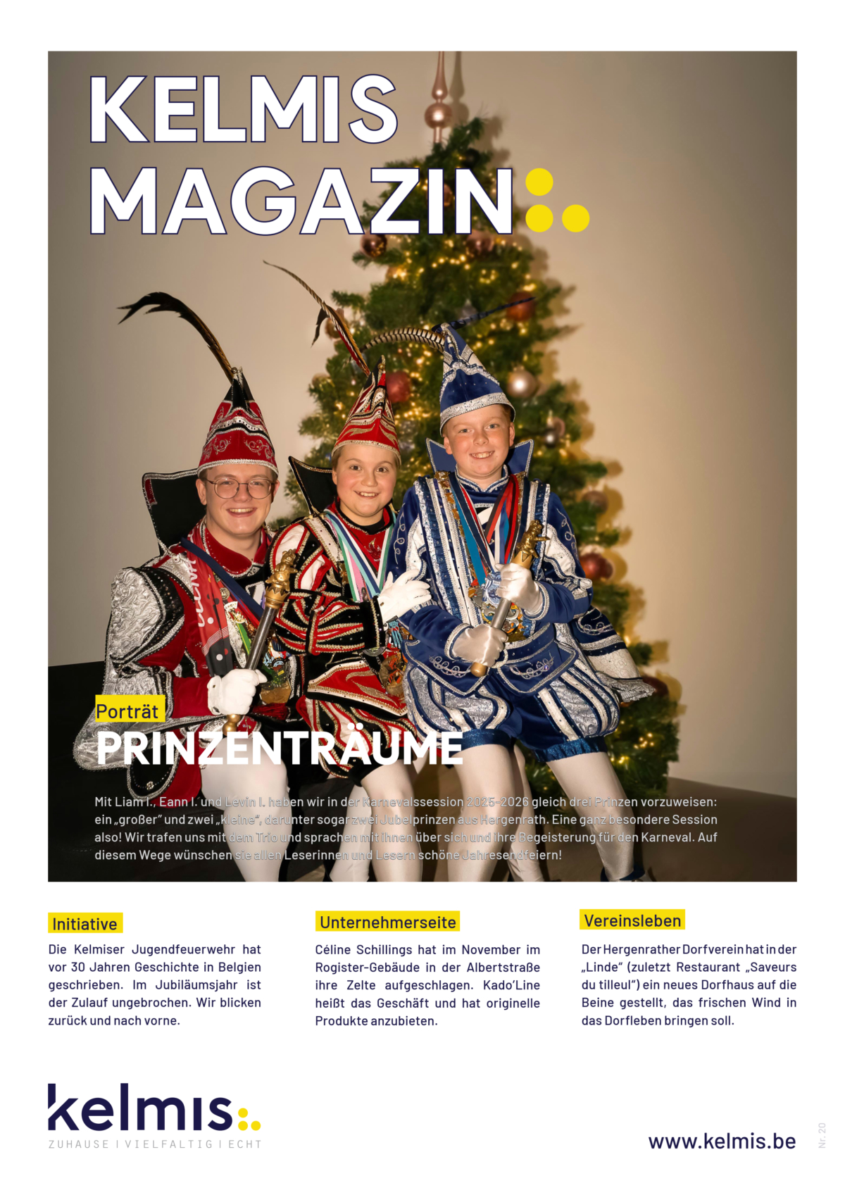 Das neue Kelmis Magazin liegt vor – Prinzen als Titelstory