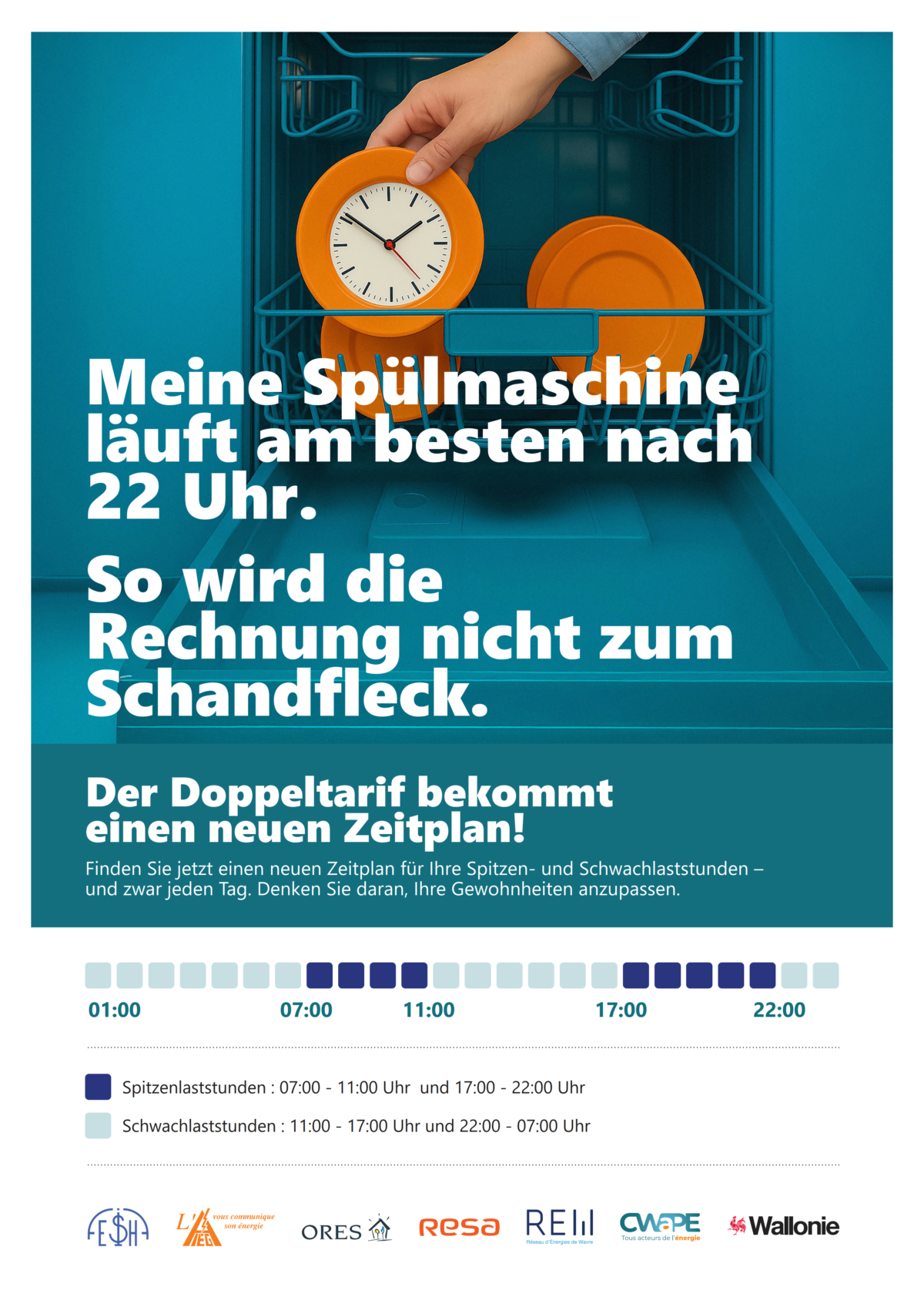 Seit 1. Januar neuer Zeitplan für Strom-Doppeltarif