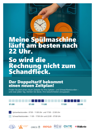 Seit 1. Januar neuer Zeitplan für Strom-Doppeltarif
